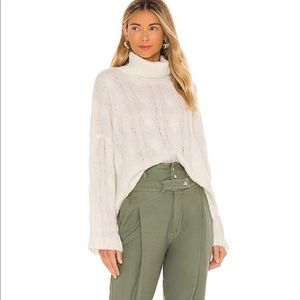 Tularosa Greta Turtleneck Sweater | XS | Ivory